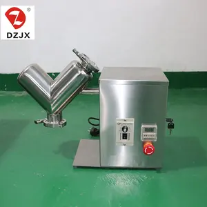 DZJX paslanmaz çelik Mini V şekli Blender mikser toz V tipi toz karıştırma makinesi 5L 10L 50L 100L 150L 500L 1000l