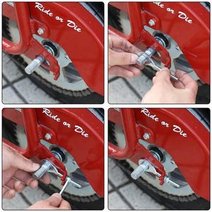 HIAORS Mini tendeur d'essieu de chaîne de vélo pour Predator 212cc Coleman CT200U BT200X Monster <span class=keywords><strong>Moto</strong></span> MMB80 Pit Dirt Bike Parts - Product Image 4