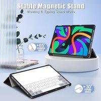 Support à trois volets mince aimant tablette étui de protection couverture intelligente pour Lenovo Tab M11 TB330FU/Xiaoxin Pad 2024 TB331FC