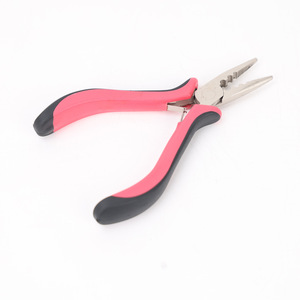 Kit <span class=keywords><strong>de</strong></span> pinces roses <span class=keywords><strong>de</strong></span> qualité chirurgicale pour extensions capillaires, outil mini micro nano ring pour l'installation et le retrait des extensions <span class=keywords><strong>de</strong></span> <span class=keywords><strong>cheveux</strong></span> en perles en salon - Product Image 6