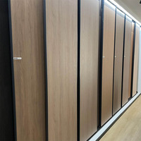 Nouveau placage d'aggloméré synchronisé résistant à l'humidité en noyer 18mm panneau de MDF de mélamine gaufré synchronisé pour armoires