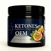 155g Zwarte Pot Exogene Ketonpoeder 15 Porties Passievrucht Smaak Volwassenen Koolhydraatarm Dagelijkse Keto Voeding Antioxidant Natuurlijk