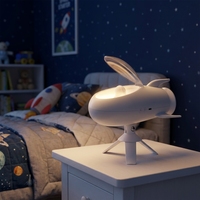 Lampes de table créatives Lampes de lecture Lampe de table intelligente rechargeable Étudiant avec haut-parleur pour chambre à coucher