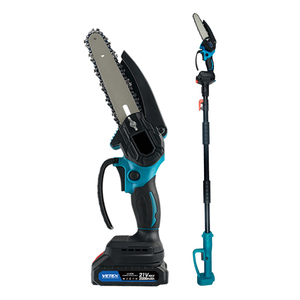 Kit Complet 3 en 1 : <span class=keywords><strong>Tronçonneuse</strong></span>, Cisaille et Ébrancheur Électriques Sans Fil <span class=keywords><strong>à</strong></span> Batterie, avec <span class=keywords><strong>Perche</strong></span> Télescopique Extensible - Product Image 4