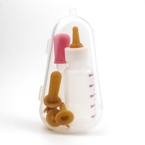 Kit d'alimentation <span class=keywords><strong>pour</strong></span> chatons et petits animaux, chatons, chiens et lapins nouveau-nés, biberon en silicone <span class=keywords><strong>pour</strong></span> animaux de compagnie, sûr et facile à utiliser, avec seringue - Product Image 5