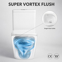KIDOIR WaterMark WC mural à double chasse en céramique avec base décorative, Australie UE Vente en gros