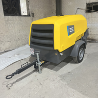 Compresseur d'air portable diesel à vis Atlas Copco Xas88 7 Bar 178CFM pour l'exploitation minière