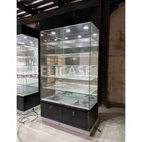 Vitrine d'Exposition en Verre de Haute Qualité pour Bijoux, Meuble d'Agencement en Bois de Boutique, Présentoir pour Magasin de Tabac