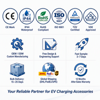 Adaptateur de chargeur EV prise CEE 32A vers prise Schuko 16A pour station de chargeur de voiture de véhicule électrique