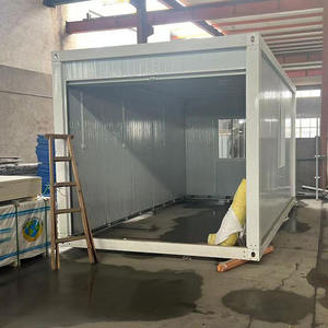 Garages conteneurs flexibles personnalisés en usine, maison conteneur préfabriquée simple en kit pour extérieur, abri de <span class=keywords><strong>voiture</strong></span> conteneur préfabriqué - Product Image 2