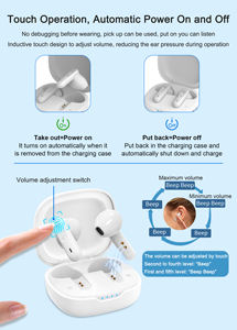 Meilleur appareil auditif portable rechargeable pour les personnes âgées, déficience auditive légère/moyenne, 16 canaux, réduction du bruit - Product Image 3