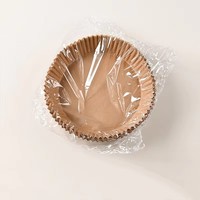 Papiers de cuisson jetables de haute qualité, résistants à la graisse, imperméables, écologiques, adaptés au four, couleur marron, pour friteuse à air et pâtisserie