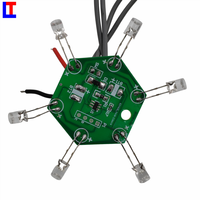 Clignotant uv led anneau pcb carte de circuit électronique pour lampe de poche torche caméra pcb fabricant de carte smd 5730 puce pcba 14