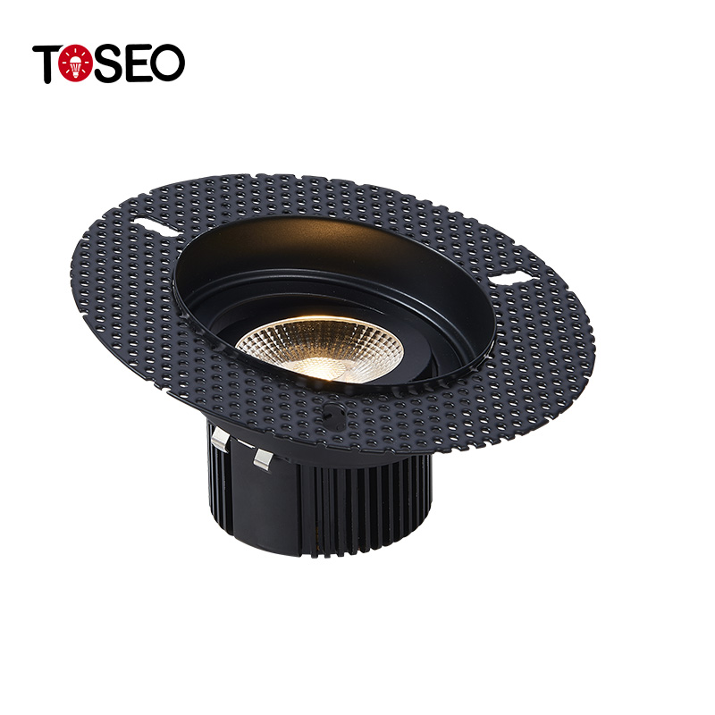 5 Watt Round Trimless LED Recessed Downlight GU5.3 For Supermarket
