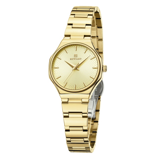 REWARD New Lady Watches 28 mm Special case Design Hot Selling Women Watch Support Custom logo Luxury Waterproof Quartz Watch