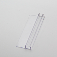Joint latéral et inférieur de porte de douche quadrant sans cadre super clair de type F