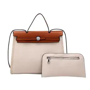 Canvas Fashion Simple Large Capacity Bag Women Briefcase Handbag