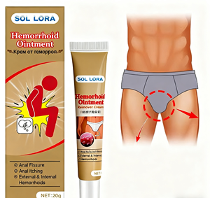 Herbal Gel Hemorróida Pomada Efetivamente Aliviar a Dor Anal Prevenir a Infecção e Aliviar Anal Coceira Hematoquezia - Product Image 2