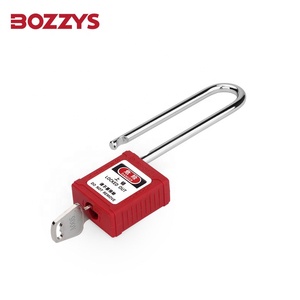 <span class=keywords><strong>Cadenas</strong></span> de verrouillage de sécurité industrielle <span class=keywords><strong>avec</strong></span> manille en acier trempé de 6mm Équipement à clé principale Utilisation de porte de révision Fabriqué en nylon durable - Product Image 4