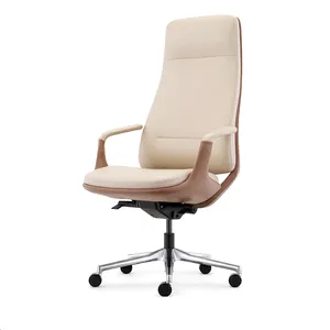 בית שימוש חם למכור באיכות גבוהה נוח מודרני עור מפוצל מסתובב מנהל בוס משרד כיסא איטליה עיצוב משרד כיסא