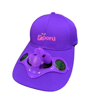 Casquette de baseball à logo personnalisé pour hommes et femmes, alimentée par énergie solaire, pour l'été
