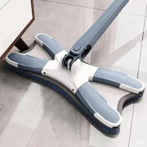 foldable extra long handle spin magic microfiber floor cleaning mop