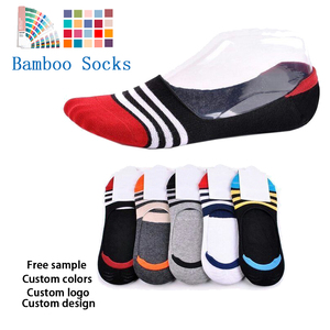 Chất Lượng Cao Thời Trang Bán Buôn Thiết Kế Mới Chất Lượng Thời Trang Đầy Màu Sắc Hữu Cơ Tre Người Đàn Ông Vớ Vô Hình - Product Image 1