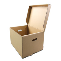 Cajas de Archivo de Cartón Corrugado de Alta Calidad para Almacenamiento de Archivos de Oficina, Cajas de Archivo Impresas