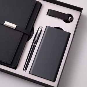 A5 Notebook Multi-function Mobile Wireless Charger Business Meeting Corporate <b>Gift</b> Box <b>Set</b> Custom logo Luxury Notebook <b>Gift</b> <b>Set</b> - Product Image 4
