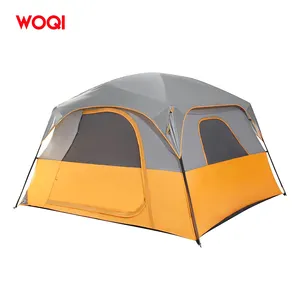 Tenda WOQI tenda da campeggio per 6 persone tenda a cupola familiare impermeabile e antivento con mosche antipioggia