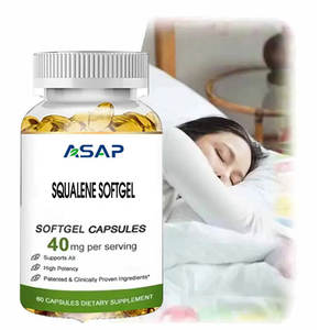 Private Label Oem Squaleen <span class=keywords><strong>Softgel</strong></span> Capsule Immuniteit Boost Anti-Vermoeidheid Verbeteren Slaap Squaleen Supplementen - Product Image 1