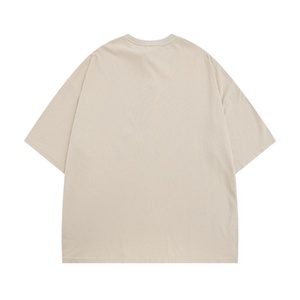 Camiseta de Manga Corta para Hombre, Marca Streetwear, 100% Algodón, Corte Regular, Lavada y Desgastada, con Estampado de Dibujos Animados, para Parejas - Product Image 3
