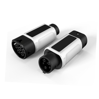 Adaptateur de charge EV 220V 7kW GB/T vers Type 1, convertisseur de charge de voiture SAE J1772, connecteur de charge AC pour véhicule électrique aux normes américaines