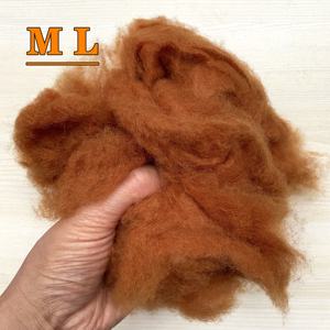 100% 양모 중국 양 dehaired 캐시미어 울 22mic 염색 무료 샘플 - Product Image 1