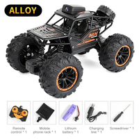 2.4G 1/18 RC télécommande voiture Rock Crawler alliage véhicule jouets avec 720p HD Wifi caméra App contrôle