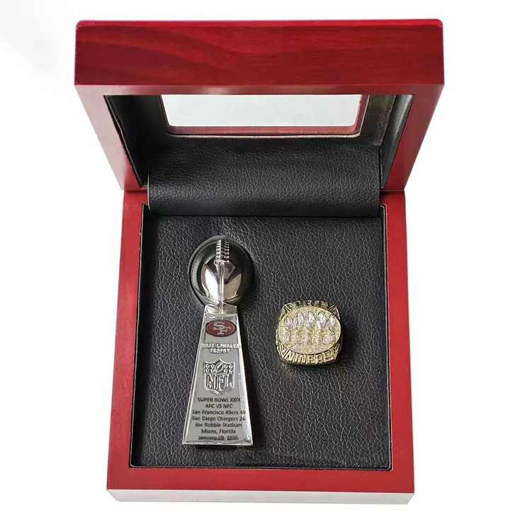 Hot Selling NFL San Francisco 49ers 5-Year Championship Ring Set