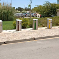 Machine de recyclage des déchets souterrains pour les rues de la ville, poubelles intelligentes, station de tri des déchets, poubelle souterraine
