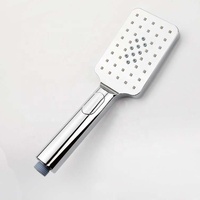 Watermark Wels Square Juego de ducha de lluvia de 8 "Baño de agua caliente fría Grifo de ducha de lluvia Combinación de mezclador de baño