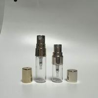 Vente en gros 5ml Mini échantillon de parfum flacons en verre bouteilles testeur de forme cylindrique