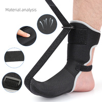 Fasciite plantaire Attelle de nuit Chaussette Doux Fascia plantaire Attelle Pied Goutte Fasciite plantaire Soulagement Attelle de nuit