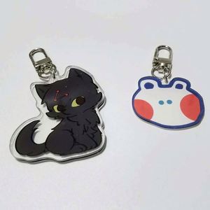 Llavero de acrílico transparente personalizado con dije impreso por una o dos caras de ídolos japoneses - Product Image 2