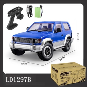 Voiture RC tout-terrain 2,4 GHz LD1297B LD1297W 1/14 avec éclairage, vitesse variable, quatre roues motrices, modèle de course et drift, jouet pour enfants - Product Image 2
