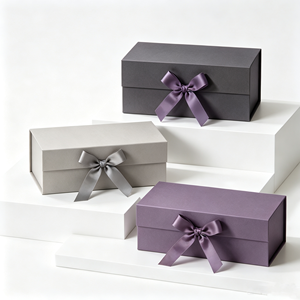 Caja de Regalo Ecológica al por Mayor, Plegable, con Cierre Magnético, Estilo Flip, Color Personalizado, 50 Unidades, en Stock, para Regalos Cosméticos de Boutique - Product Image 4