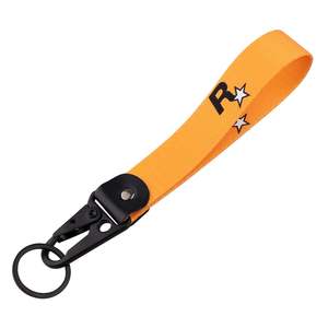 Promoción al por mayor Olecranon llavero <span class=keywords><strong>mochila</strong></span> accesorios inglés letra patrón cuero Metal coche cinturón cadena cuerda Anime - Product Image 1