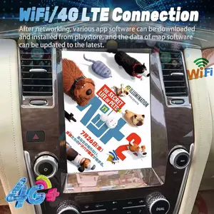 12.1 "Tesla écran GPS Navigation stéréo sans fil CarPlay <span class=keywords><strong>Radio</strong></span> pour Nissan <span class=keywords><strong>patrouille</strong></span> Y62 2010 Android voiture lecteur vidéo multimédia - Product Image 2