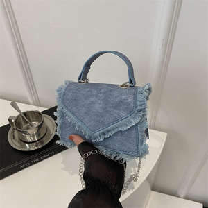 Sac à main pour femme tendance 2026, tissu denim, sac bandoulière pour femme en toile - Product Image 2