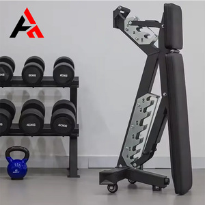 Adjustable Home Gym Exercise <strong>Bench</strong> With Dumbbells Portable Metal Foldable Design Safety Features - Product Image 4