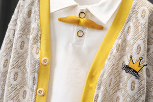 Vêtements pour bébés, vêtements décontractés d'automne, boutique de vêtements pour enfants, costumes scolaires pour garçons, ensembles de pantalons de fournisseurs chinois - Product Image 4