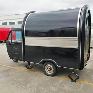 شاحنة طعام ألمنيوم صغيرة متنقلة من الفولاذ المقاوم للصدأ مقطورة وجبات خفيفة سريعة كشك للوجبات السريعة امتياز عربة هوت دوج عربة مقهى مخمرة - Product Image 3