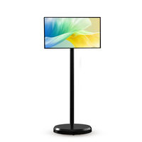 Moniteur Smart TV Android Tactile Portable 27-32 Pouces Résolution 4K pour la Maison, les Affaires et le Gaming, Téléviseur sur Pied pour Utilisation en Intérieur